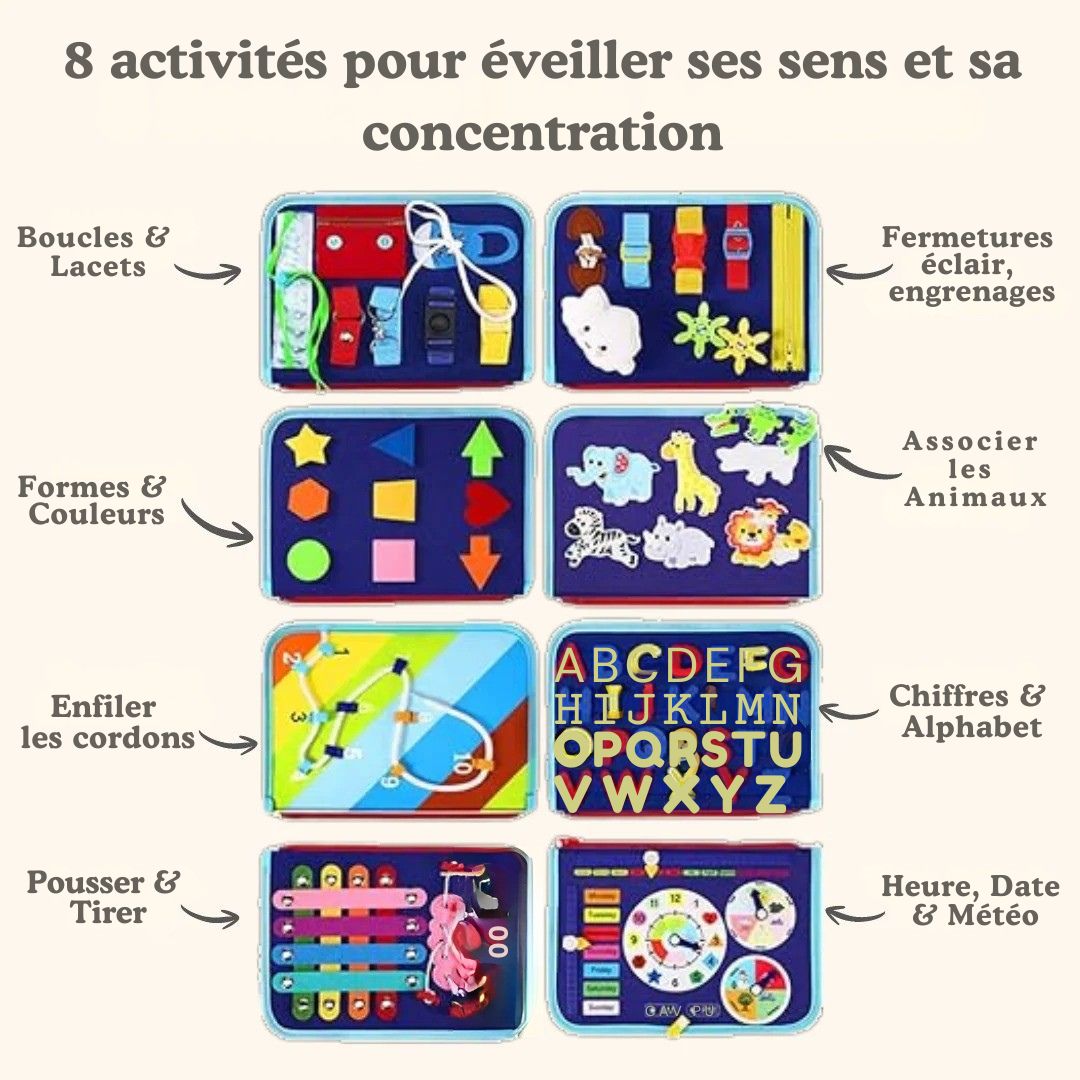 Livre d'eveil Montessori